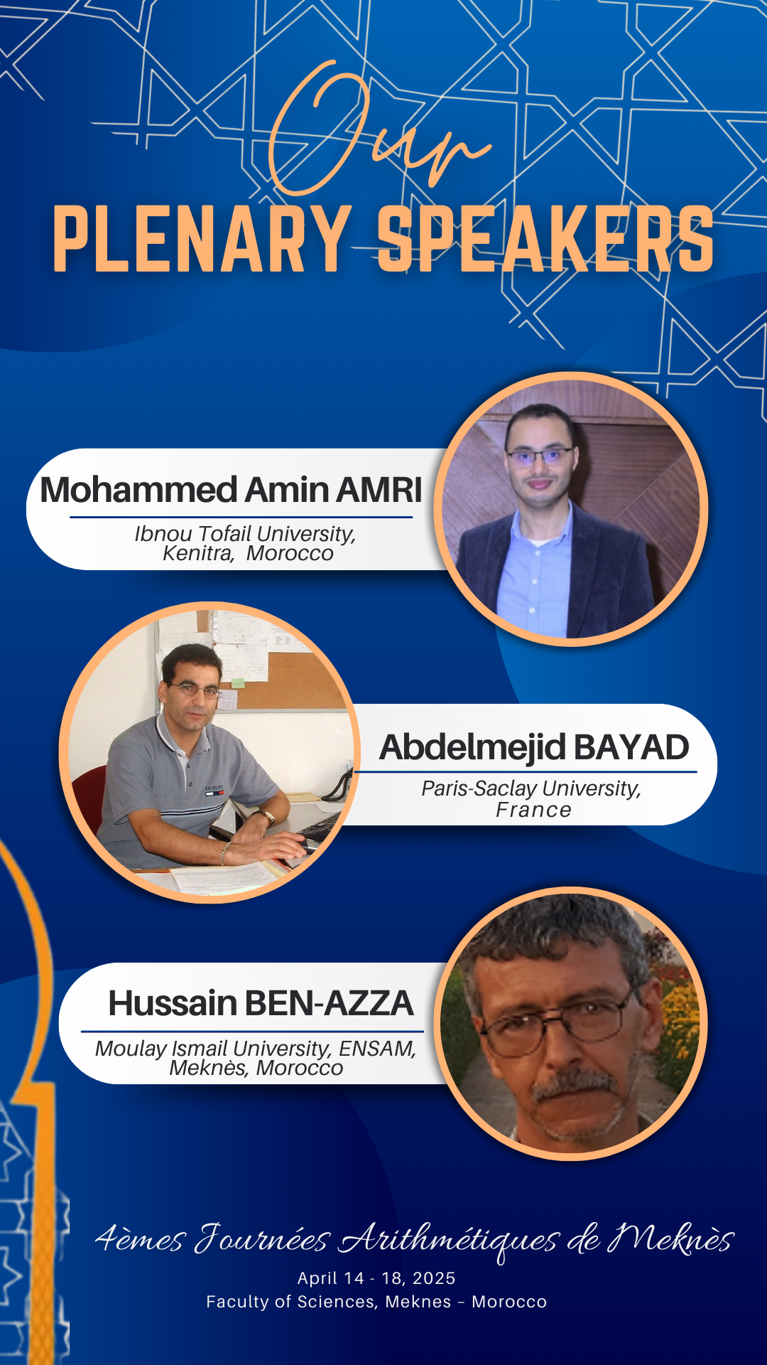 Plenary Speakers Page 1